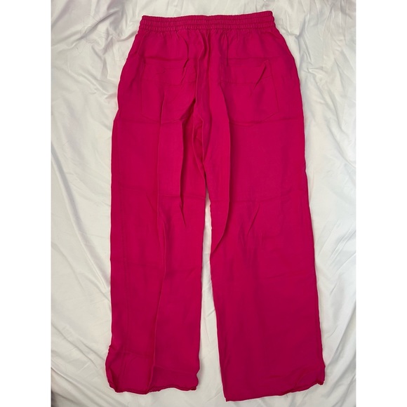 Zara hot pink flowy pants - Picture 2 of 2